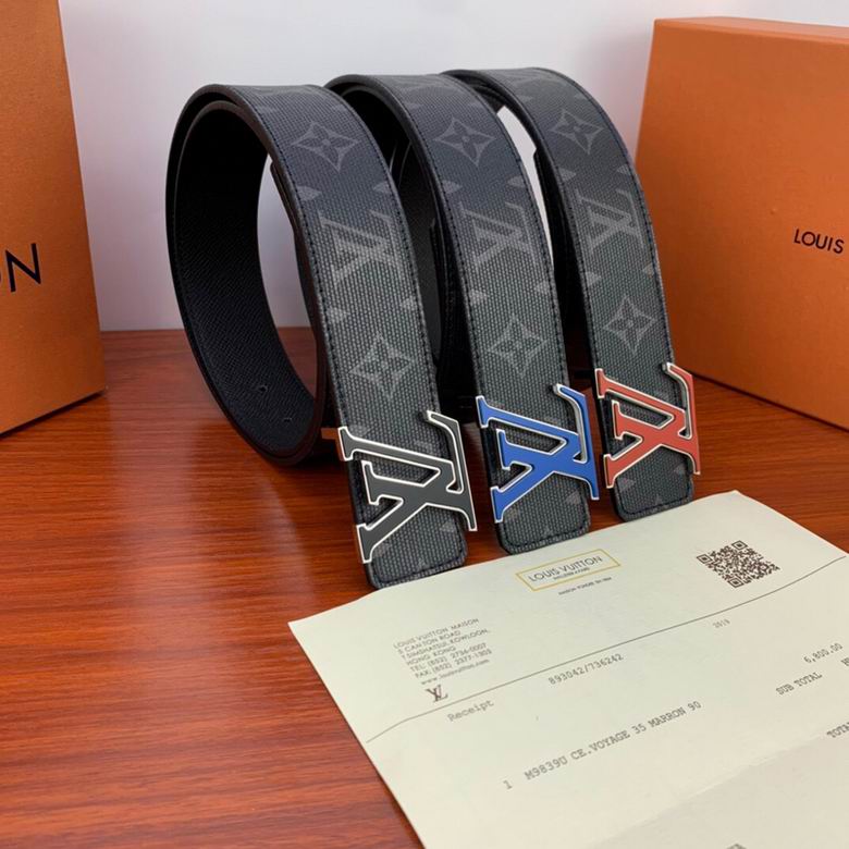 LV Belt 40mmX95-125CM 7D (609)